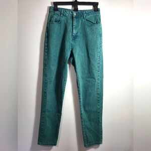 BONGO green ankle jeans   women's 26 US size 4  #2272